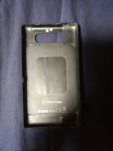 Nokia Lumia 820 Wireless Qi Charging Case w/2 protective gel cover's