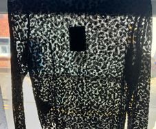JDY Black Mesh Top & Skirt