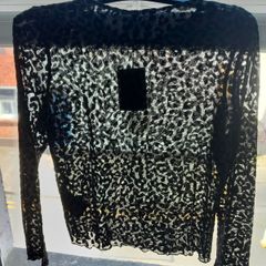 JDY Black Mesh Top & Skirt