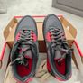 Nike Air Max 90 Smoke Grey Fire Red Shoes - NEW Image 2