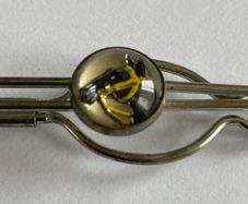 Horse tie bar clip cabachon