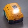 USB Adapter with 140lm LED Work Light for Dewalt 18V 20V Li-ion Battery,Portable Power Source Converter with USB Type-C DC 12V Image 2