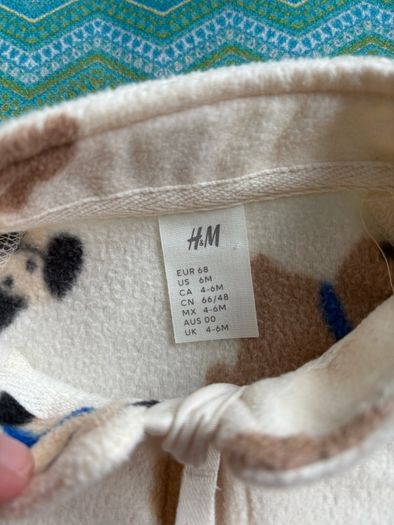 H&M baby 2 piece set fleece