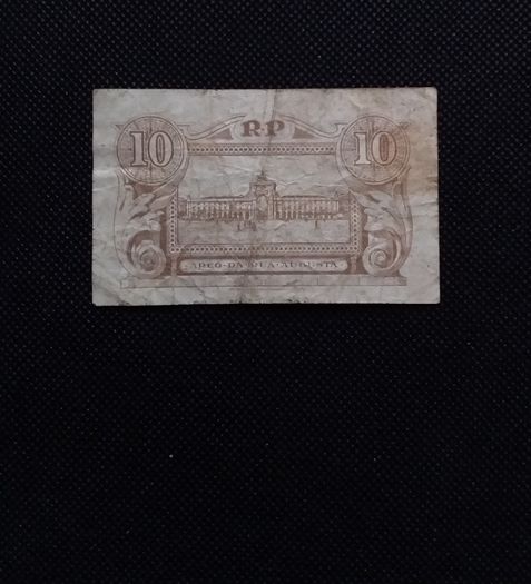 Portugal : 10 Centavos Banknote - 1917 - 1925