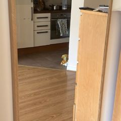 Large Wooden Mirror