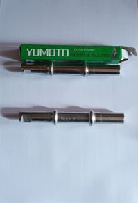 Pair of New Cottered Bottom Bracket Axles (140mm + 145mm)