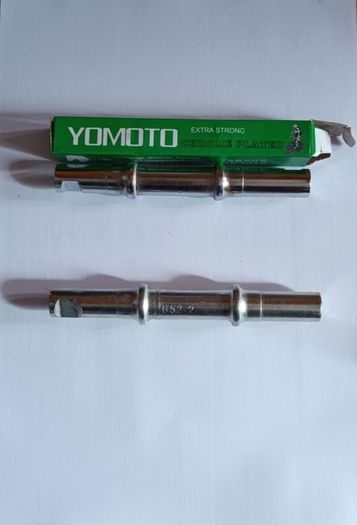 Pair of New Cottered Bottom Bracket Axles (140mm + 145mm)