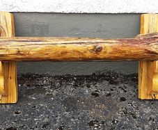 Rustic Driftwood stove mantle / shelf