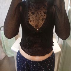 Black shrug / bolero made in italy