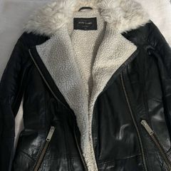 Real leather jacket from River Island - size 6