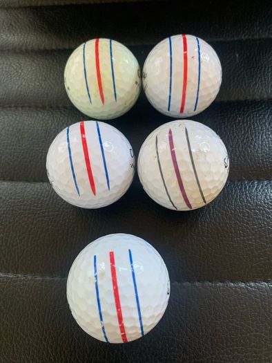 (5) Callaway triple track ERC golf balls