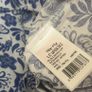 Vintage-Style LC Waikiki Asymmetrical Blue Botanical Ruffle Blouse Image 5