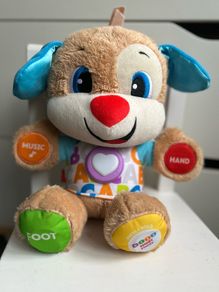 Fisher Price learning dog teddy - English