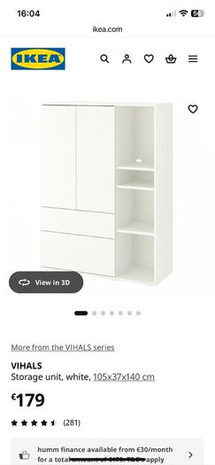 Ikea VIHAL Storage unit