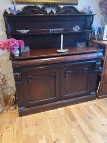 Antique Victorian chiffonier sideboard.