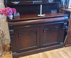 Antique Victorian chiffonier sideboard.