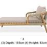 New Acacia Sun Lounger Image 4