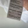 top Bnwt topshop 100% cotton frilled detail top/ tshirt Image 10