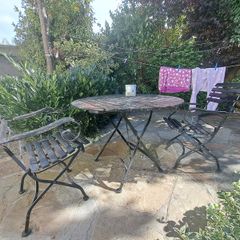 Garden table and chsirs