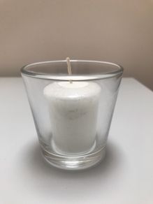 Yankee Candle Clear Glass Votive Holder