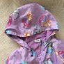 Bluey Rainy Day Print Hooded Puddlesuit (raincoat) in Purple 18-24 months Image 2
