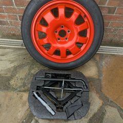 Jaguar XF (X250) Space Saver Wheel and Tools