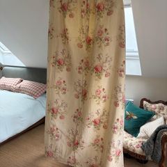 Bespoke Colefax and Fowler linen curtains 2 pairs