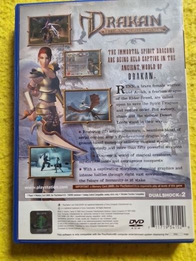 Drakan The Ancient Gates PlayStation2 Ps2 Games Original