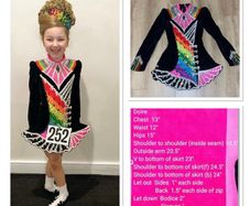 Irish dancing solo dress