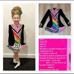 Irish dancing solo dress