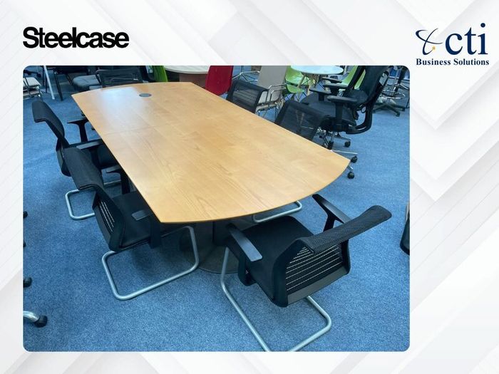10 x Steelcase Black Meeting Chairs - Grade A