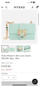 Pinko leather italian bag