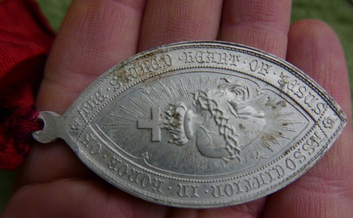 Antique Medals Pendants Holy Charms