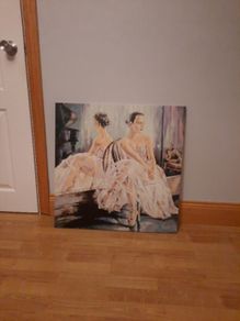 Printed Canvas of Balerina