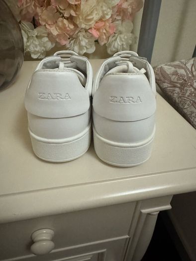 Zara leather trainers