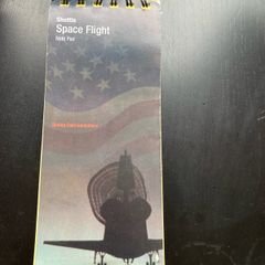 Vintage reporters notepad. Boeing Shuttle Space Fligjt