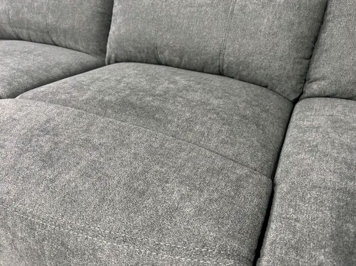 New Madrid Grey Fabric Recliner Sofa Set