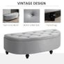 Velvet Storage Bench Image 6