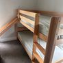 Bunk bed with attached slide and mattresses Image 9