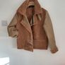 jacket  Bnwt size small baloot brand biker style tan jacket Image 2