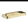 Set 3 Luxury SOLID BRASS construction Brushed gold bathroom accessories set Image 2