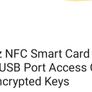 Fob 125KHz 13.56MHz NFC Smart Card Reader Writer RFID USB Port Access Card Programmer Duplicator Copy Encrypted Keys plug this device on computer to encrypted keys fob needs android app and or windows with application installed to braking the  Encrypted K Image 6