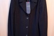 Designer Armani - Wool Coat - Black - UK 10 - BNWT RRP 399
