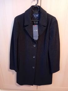Designer Armani - Wool Coat - Black - UK 10 - BNWT RRP 399