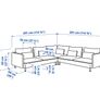 IKEA Corner Sofa, 6 seat Image 6