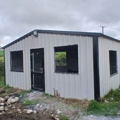 6m x 4m steel shed.