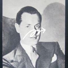 Robert Montgomery photogravure postcard