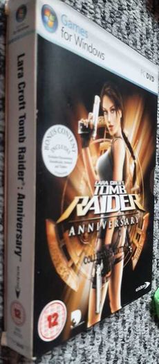Tomb Raider Anniversary Collector's Edition PC DVD 3-Disc Set Complete