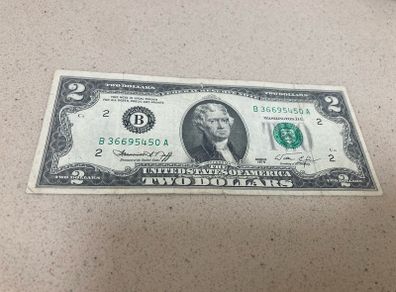 USA 1976 2 Dollars Notes