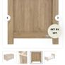 Babystyle Bordeaux Cot Bed, Oak Image 8